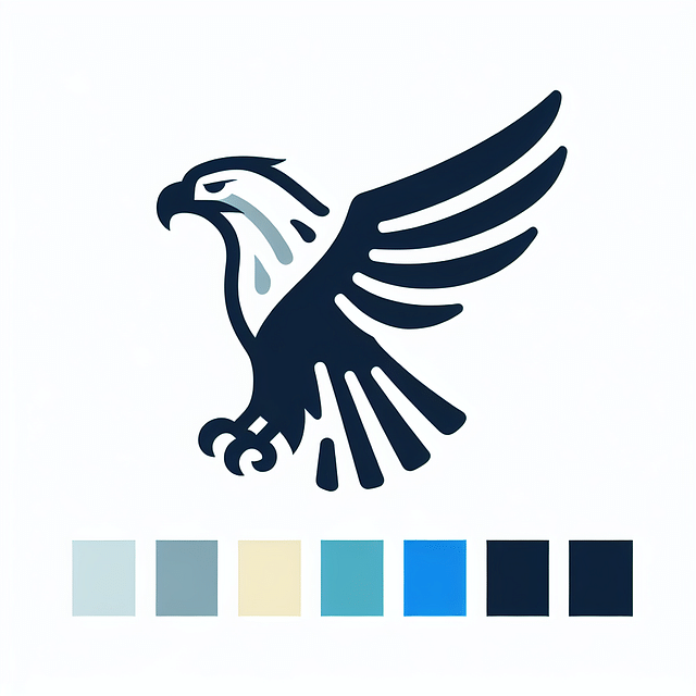 eagle logo color palette