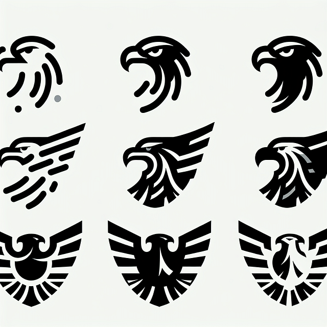 eagle logo sketches