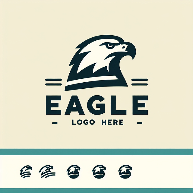 eagle logo with typography