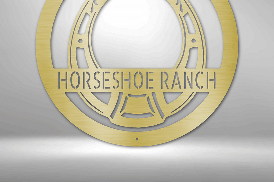 monogram crest farm logo