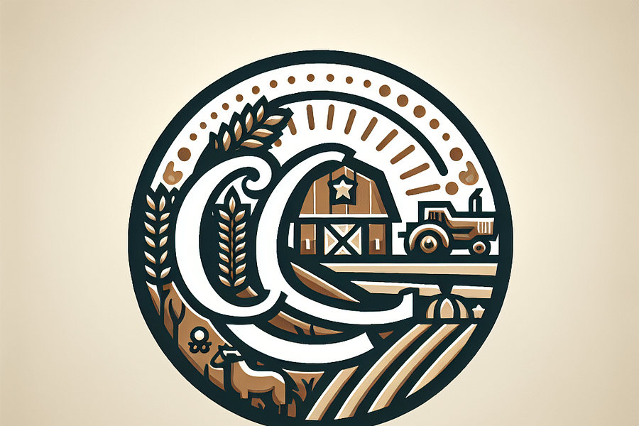 monogram farm logo