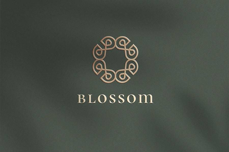 simple fruit icon logo design