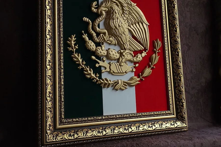 Mexican coat of arms Eagle Logo