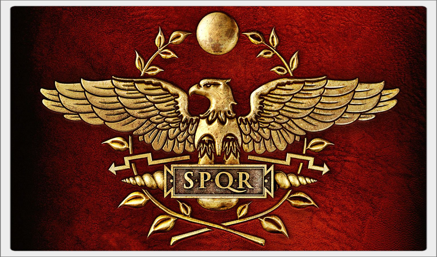 Roman Legion Eagle Standard Logo
