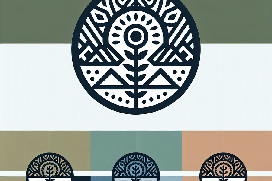 simple badge logo design