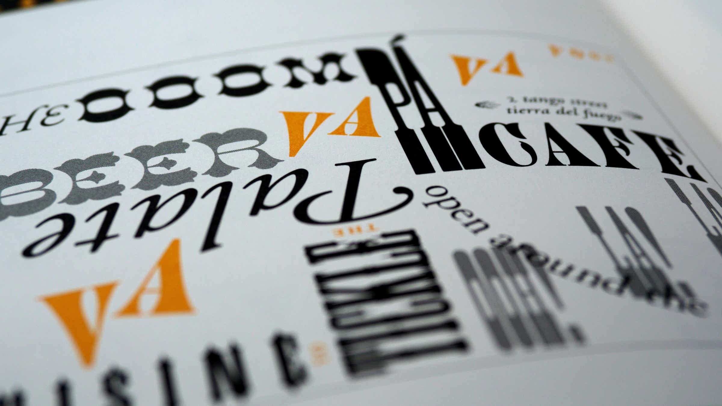 Display typography financial logo