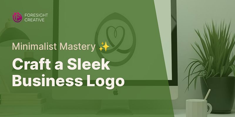 Craft a Sleek Business Logo - Minimalist Mastery ✨