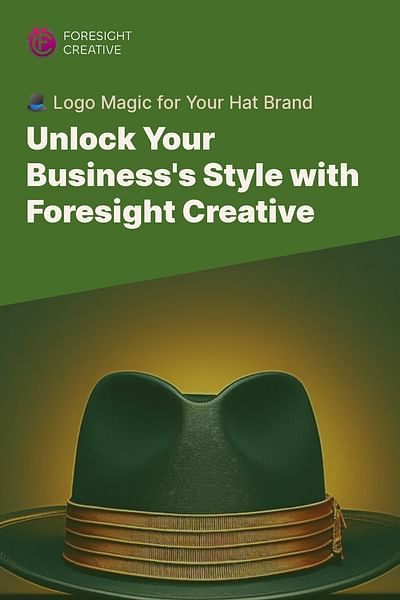 Unlock Your Business's Style with Foresight Creative - 🎩 Logo Magic for Your Hat Brand
