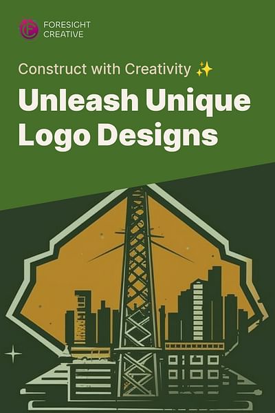 Unleash Unique Logo Designs - Construct with Creativity ✨