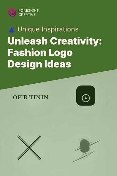 Unleash Creativity: Fashion Logo Design Ideas - 👗 Unique Inspirations