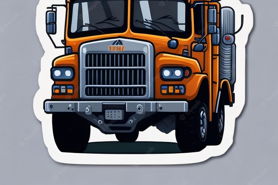 Cartoon Truck Logo