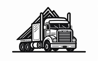 What are some unique logo design ideas for the trucking industry?